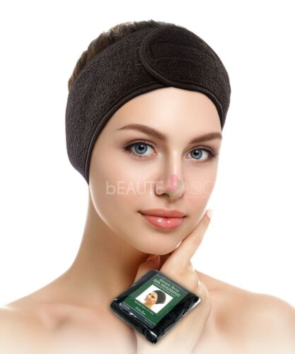 Women's Stretch Terry Cloth Spa Facial Makeup Headband Head Wrap Towel Hair  Band
