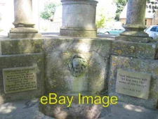 Photo 6x4 Detail on village fountain, Barton-on-the-Heath A close up of t c2006