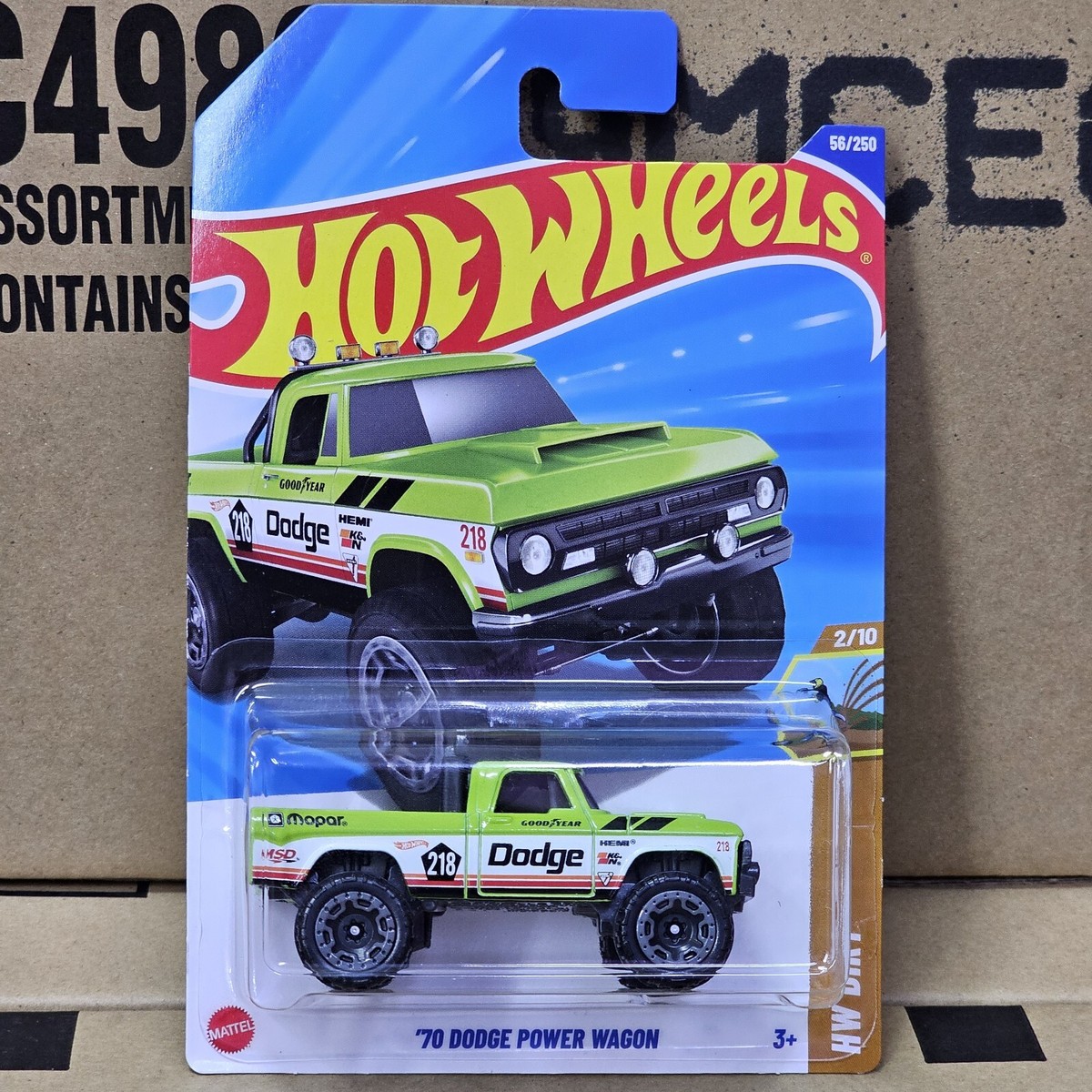 2025 HOTWHEELS 70 DODGE POWER WAGON HW DIRT SERIES HOT WHEELS INT