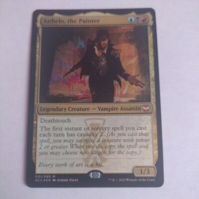 x1 Anhelo, the Painter - Foil M MTG Commander Streets of New Capenna M/NM, Engli