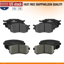 Front And Rear Ceramic Brake Pads for 2006 - 2011 Hyundai Accent Kia Rio Rio5