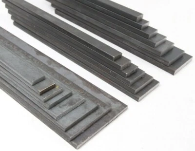 SGS Steel FLAT BAR 20,25,30,40,50,60,75,100mm Mild Steel Bandsaw Cut + Specials