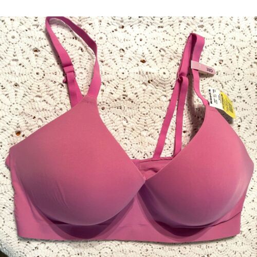 New Maidenform Bra RN 15763 Soft Seamless T-Shirt DM2321 Raspberry Pink SIZE 38D