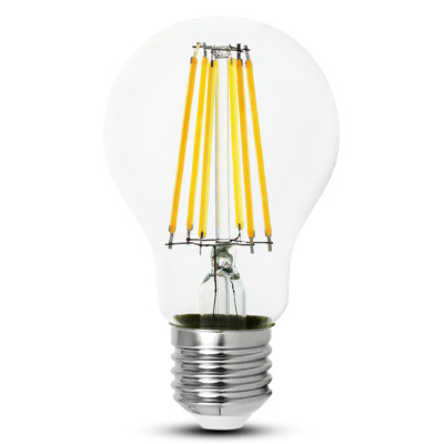 LED FILAMENT LAMPE E27 A60 12W Leuchte Glühbirne warmweiss Leuchtmittel Birne