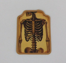 Skeleton Bones Horror Party Sticker 2" x 1.5" J 