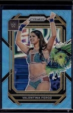 2023 Panini Prizm WWE Valentina Feroz Blue Wave NXT