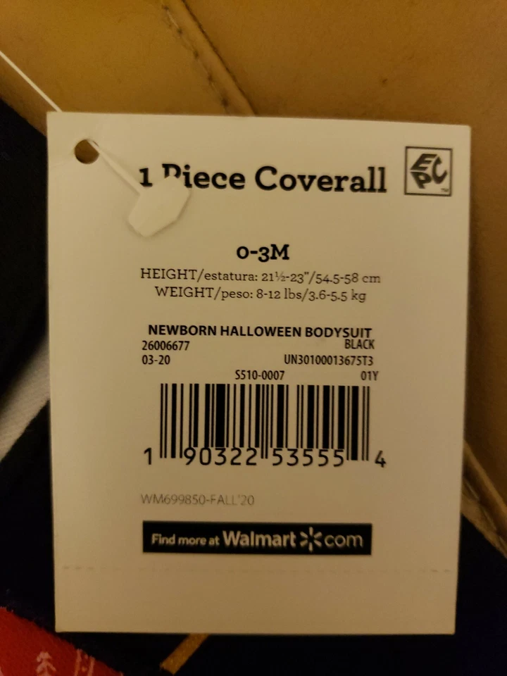 Disfraz Pirata Halloween Recién Nacido Talla 0-3 Meses Foto 3 de 3