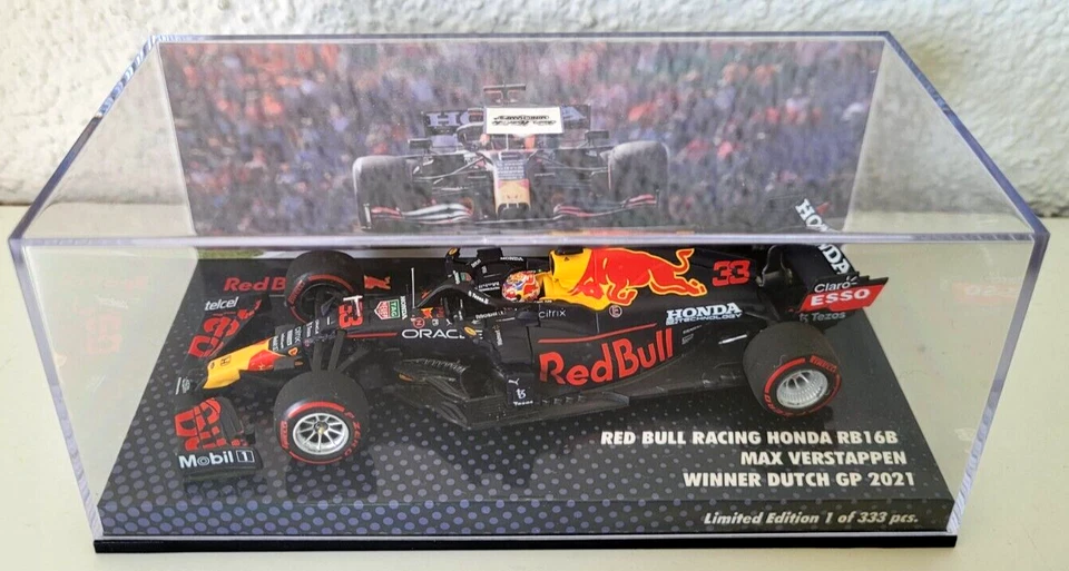 MINICHAMPS  1:43  M. VERSTAPPEN   RB HONDA RB16B  WINNER DUTCH GP. 2021 333 pcs. - Bild 2 von 3