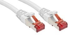 Lindy RJ-45 Cat.6 S/FTP 1m networking cable White Cat6 S/FTP S-STP 