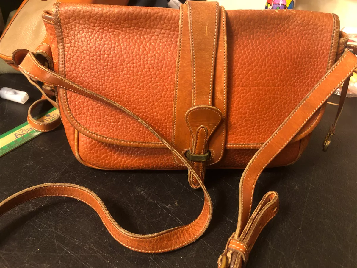 Vintage Dooney & Bourke Crossbody Bag All-weather Leather 