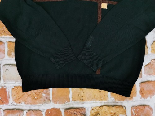 Carlo Colucci Vintage Pullover Black Orange Casual Gr: M Tip Top - Picture 6 of 8