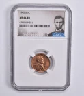MS66 RD 1942-S Lincoln Wheat Cent NGC Special Lbl