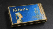 Alte Blechdose Zigarettenschachtel Nefreta John Sinclair &Auml;gypten Cigarettes Box