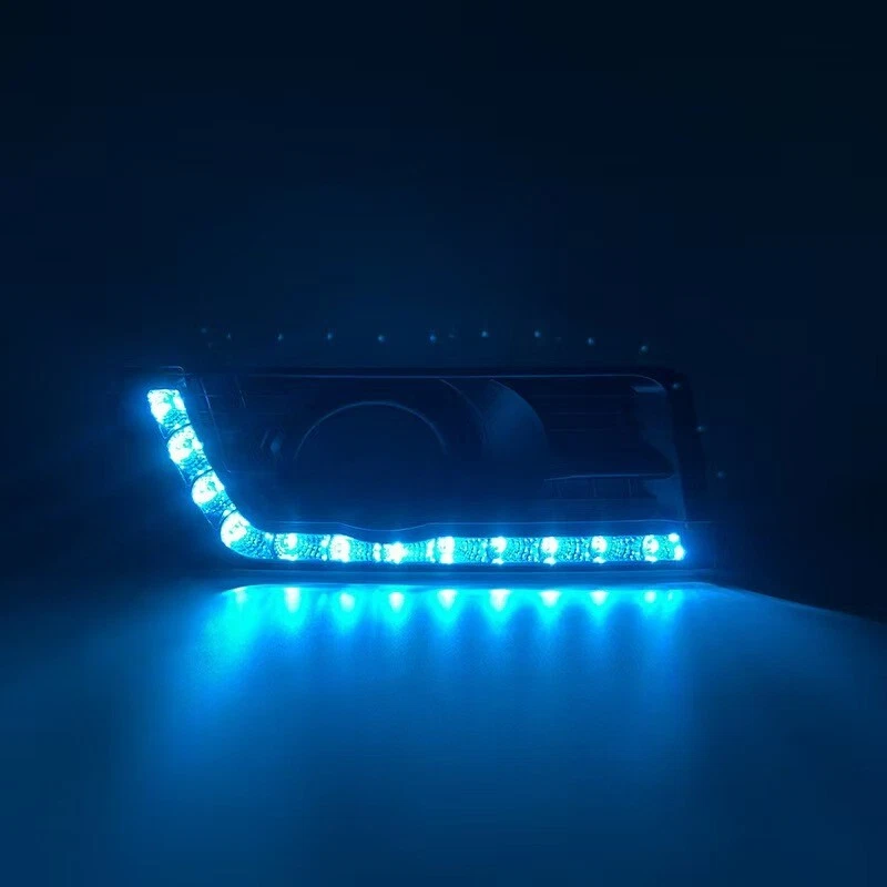 Luces de circulación diurna LED DRL para Cadillac SRX 2012~2016 faros antiniebla parachoques Foto 3 de 4