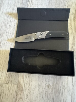 Böker plus Elegance Gentlemen s Folding Knife2-5/8 G10 Inlays Button Lock 01B002