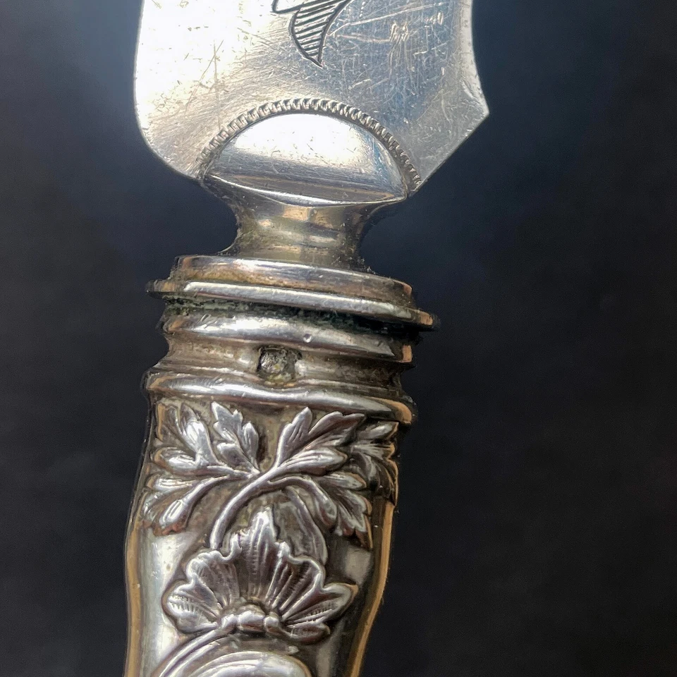 Service couverts a poisson en argent fourré - 321g - Photo 2/4