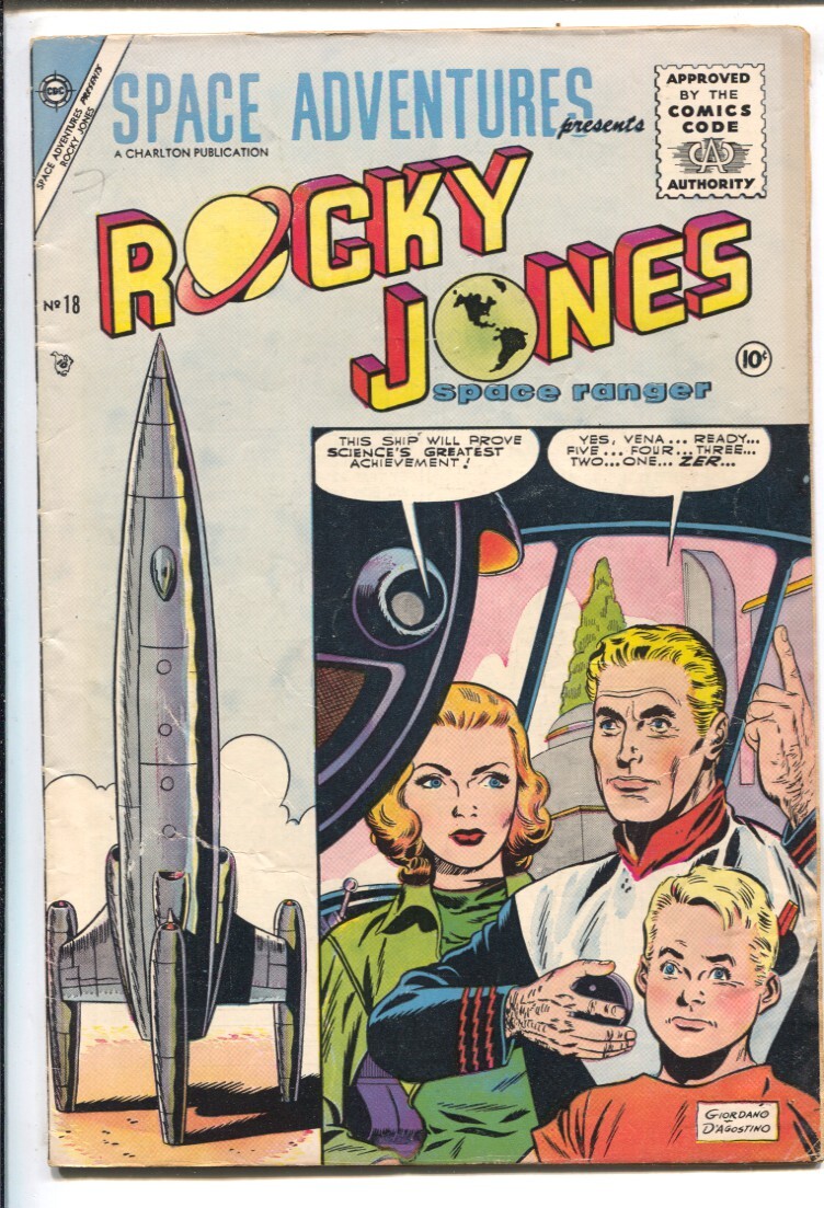 Space Adventures #18 1955- ROCKY JONES SPACE RANGER- VF | eBay
