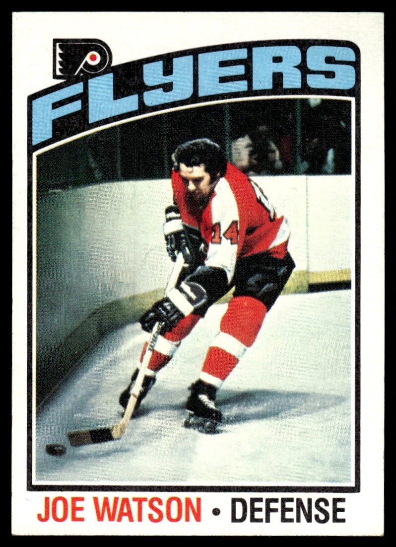 1976-77 Topps Hockey Card Joe Watson Philadelphia Flyers #45 NM