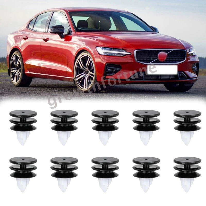 Clip de retención de moldura de panel de puerta interior de automóvil 10 piezas para Volvo S60 S60L S80 V60 V70 Foto 3 de 4
