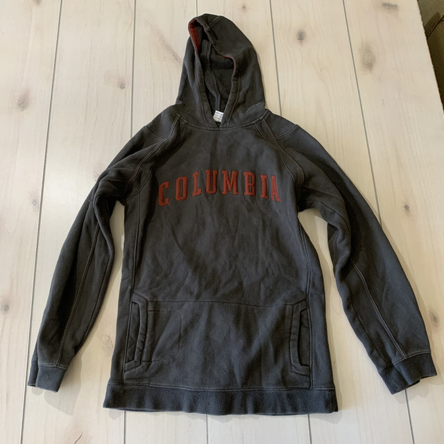 youth XL Columbia hoodie sweatshirt grey