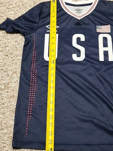 Umbro Soccer USA Navy Youth Large 12/14 - Picture 8 of 12