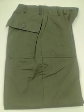 Vintage OG 507 Military Durable Press Utility Trousers/Pants 26x29 NOS Free Ship