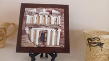 Petra Model mosaic of natural stone hand made from Jordan 17 17