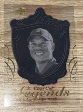 2024 Upper Deck Clear Cut Legends Tiger Woods #CCL-1, Awesome Card Sharp