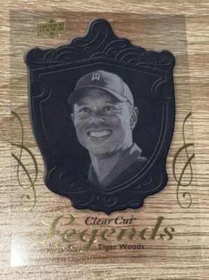 2024 Upper Deck Clear Cut Legends Tiger Woods #CCL-1, Awesome Card