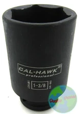 1/2" Drive X 1-3/8" DEEP IMPACT SOCKET 6 POINT CR-MO 