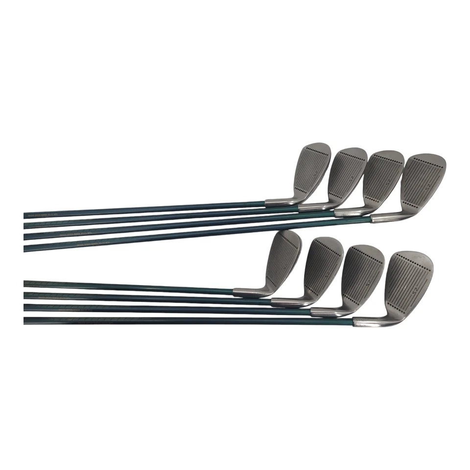 Juego de dos hierros cuadrados para palos de golf para damas 3-10 varillas de grafito empuñaduras Kelmac LH Foto 3 de 4