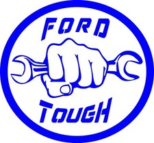 Ford Tough Decal- 3.8w X 3.5h In Your Choice Of Color Ford Tough Decal- 3.8w X 3.5h In Your Choice Of Color
