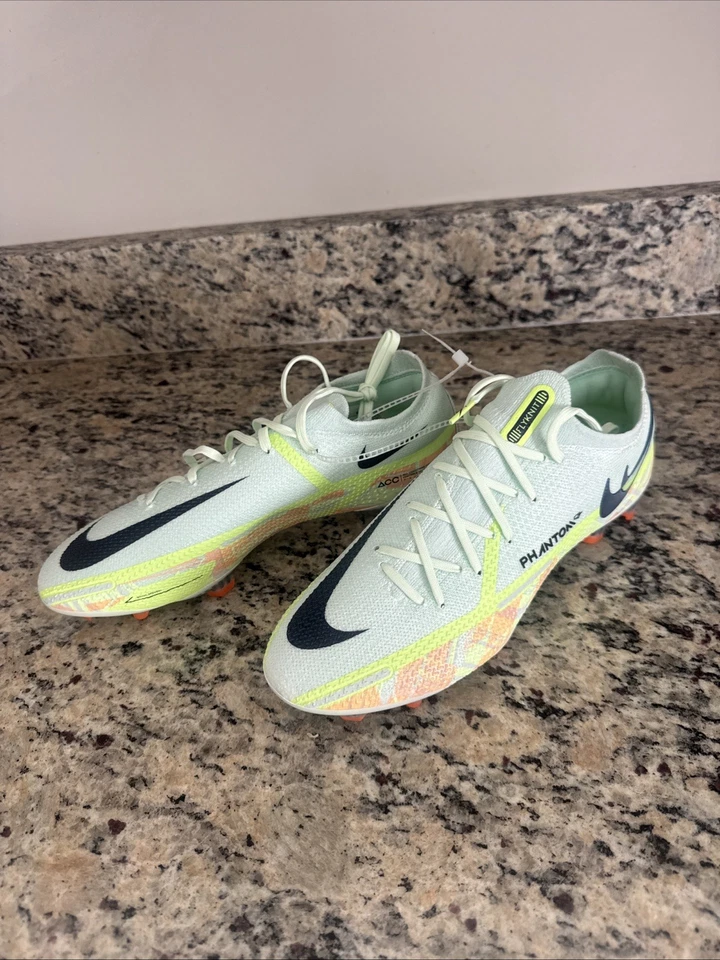Nike Phantom Gt2 Elite Fg Barely Green-Blackened Blue Sz 7 [CZ9890-344] - Image 3 of 4