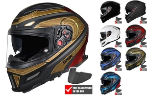 SMK Agnar with Free Dark Visor Budget Motorcycle/Scooter Street CBT 2026 Helmet