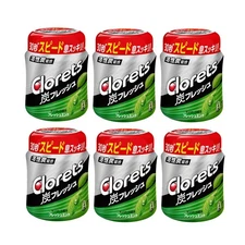 Clorets Charcoal Fresh Mint Bottle Gum, 127G X 6 Packs_