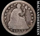 1853 Seated Liberty Half Dime- Scarce Better Date No Reserve #i7787