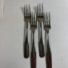 4Pc Oneida FREMONT Stainless Flatware Dinner Forks 7 3/8" USA
