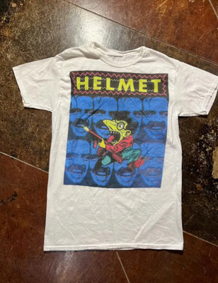Rare Helmet Band T-Shirt Full Size Cotton DI1466