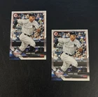 (2)  Aaron Judge 2018 Bowman Cards  # 24 - 2nd Year - New York Yankees - NMT