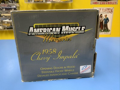 Ertl American Muscle Memories 1958 Chevy Impala 1 18 for sale