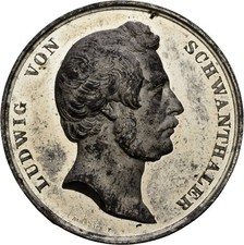 Medaille Schwanthaler Ludwig Bayern München 40 mm/ 28,4 g Original Münze #LL29