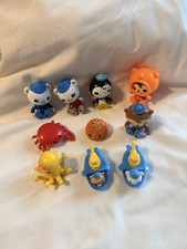 The Octonauts 10pc Mini Figure Set Captain Barnacles Peso Dashi Plastic Lot