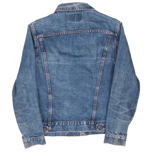 VINTAGE LEVIS TYPE 3 DENIM JACKET SINGLE STITCH BIG E SIZE 36 1970S MADE IN USA - Picture 3 of 9