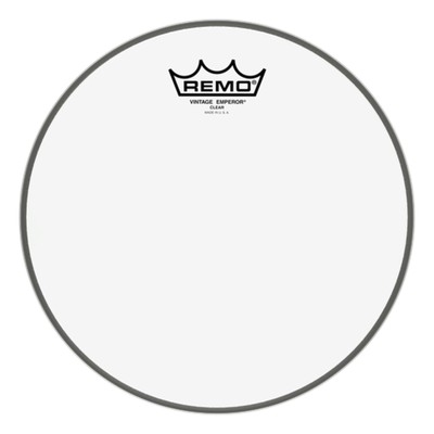 Remo Vintage Emperor 10'', clear, Tom Batter/Reso
