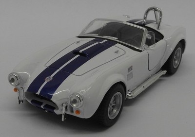 1965 Shelby Cobra 427 S/C - weiß - Kinsmart Pull Back & Go Druckguss-Metallmodell