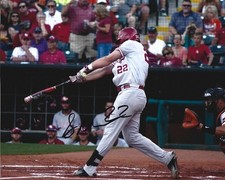 OKLAHOMA SOONERS BASEBALL GREATS SHELDON NEUSE & JAKE IRWIN SIGNED 8X10 LOT