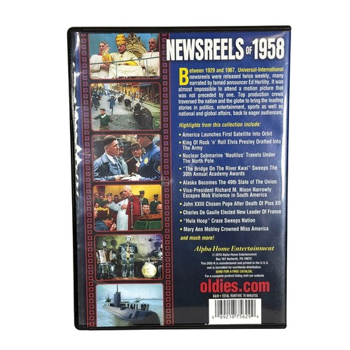 Newsreels Of 1958 DVD - Picture 2 of 3