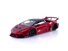 Autoart Lamborghini Huracan GT LB-Silhouette Works Hyper Red Metallic with Bl...