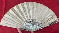 ANTIQUE MOTHER OF PEARL HAND FAN