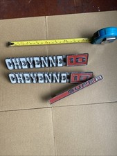 Chevy Cheyenne 10 Emblems One Super Emblem Used Chevy Cheyenne 10 Emblems One Super Emblem Used